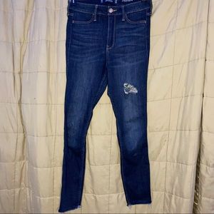 hollister high rise jeans size 3